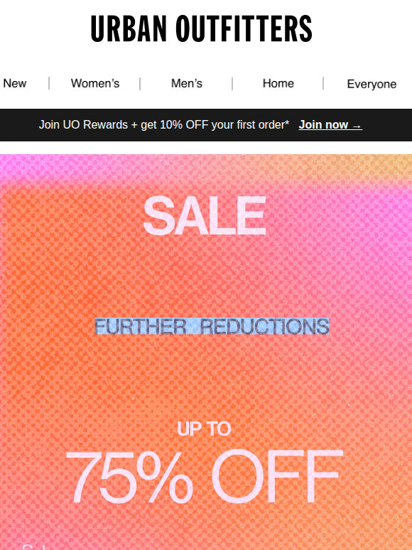 Up to 75% OFF still on 🔊