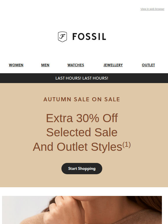 Final hours for Extra 30% off