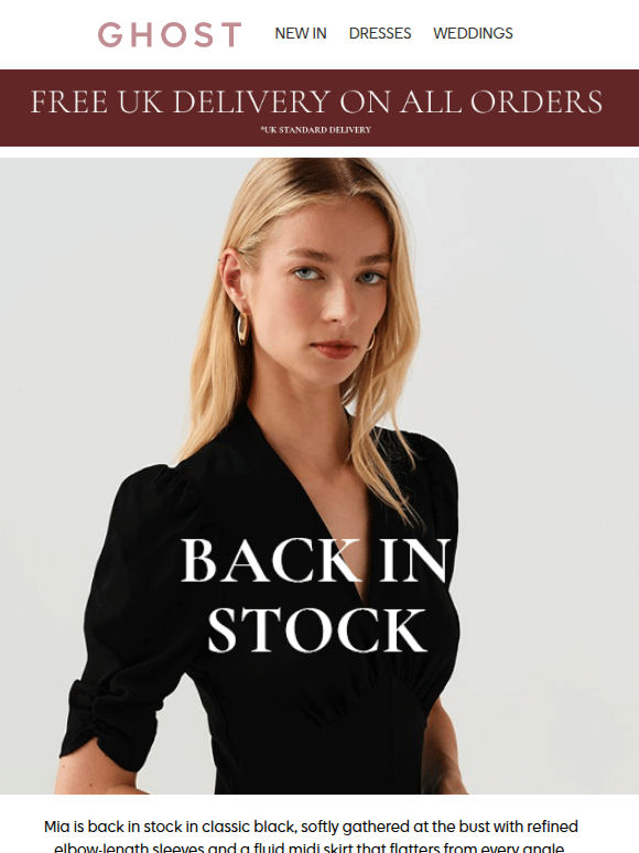 Back In Stock: The Mia