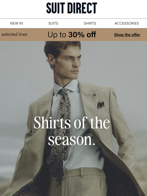Your new-season shirt rotation