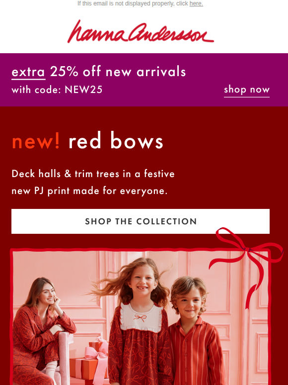 ❤️ JUST IN! Red Bows + EXTRA 25% Off!