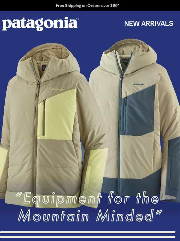 New insulated snow jackets
