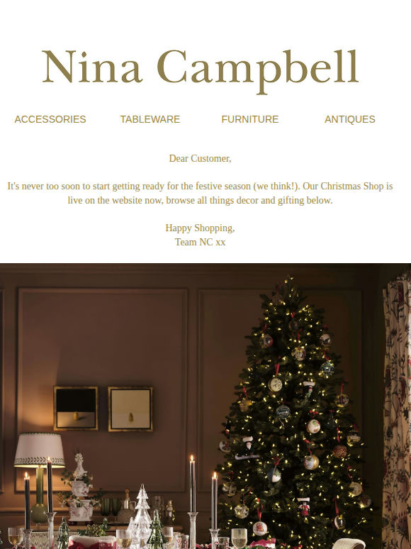 Christmas Shop Open Online