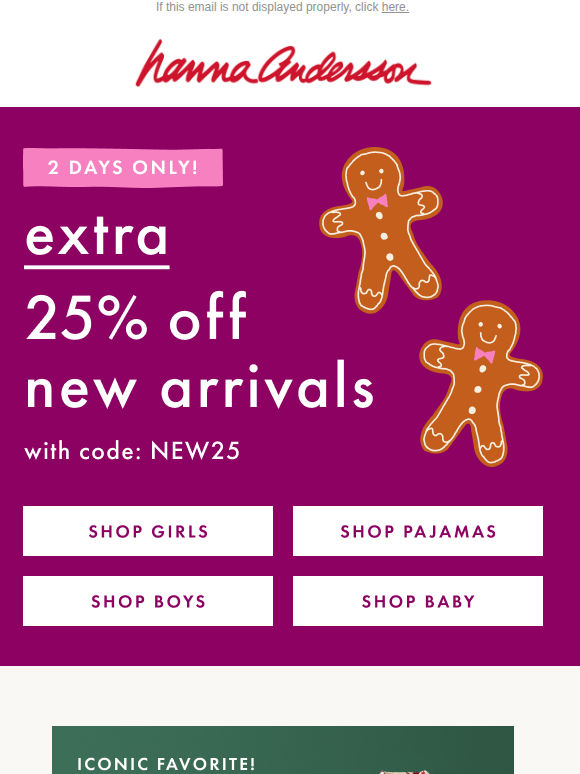 Extra 25% Off New Arrivals! 48 HOURS Only ⏰