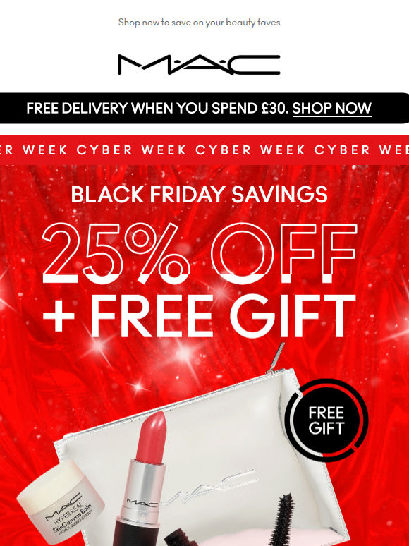 25% off! Black Friday's most wanted 🖤