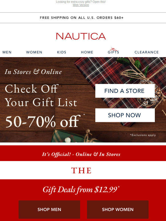 Take 50-70% Off IN STORES!!