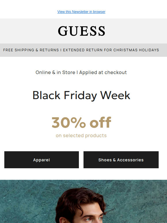 BLACK FRIDAY WEEK | 30% off for you