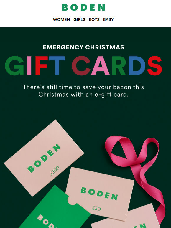 Left it too late? We've got you