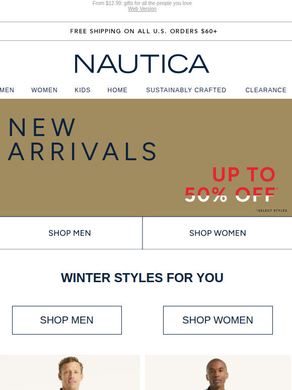 📣 GOOD NEWS! New Arrivals are up to 50% off