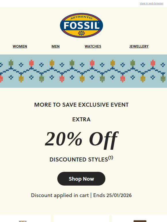 ✨ Final Hours: Extra 20% Off