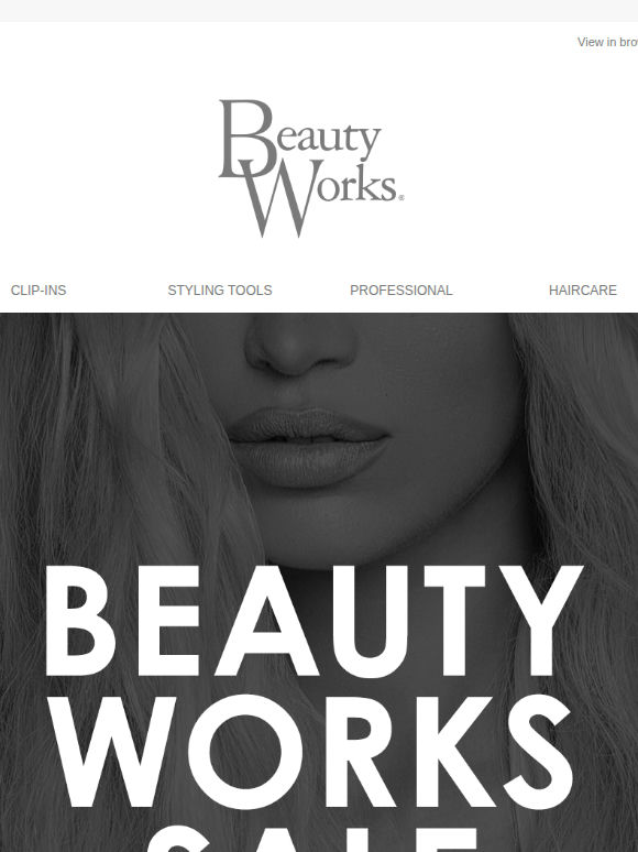 Beauty Works Sale is on 🛍️