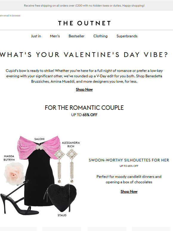 A his/hers Valentine's Day Edit