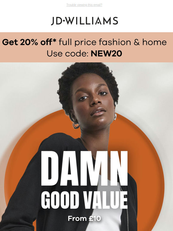 Good news: Knits from £18 & Denim from £28