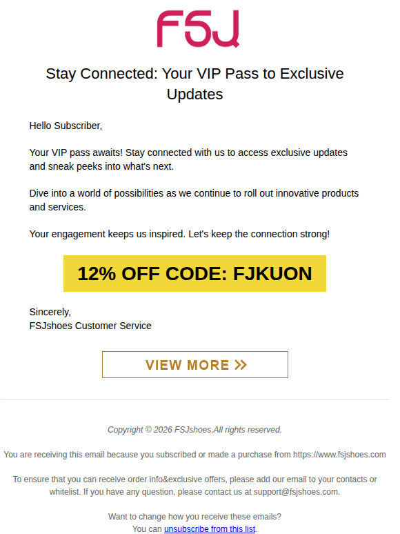 Stay Connected: Your VIP Pass to Exclusive Updates