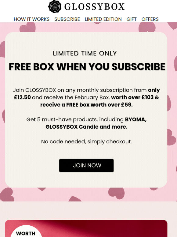 Worth Over £162, Yours from £12.50 ✨