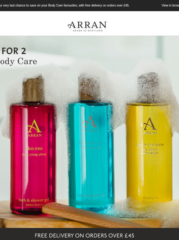 🔔 3 for 2 Ends Today