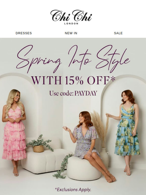 15% off almost everything!🏵️🐣