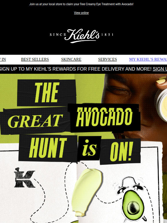 We hid something at your local Kiehl’s 👀