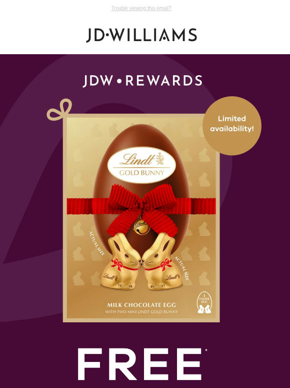 Crack open this email for a sweet surprise 🐣🍫