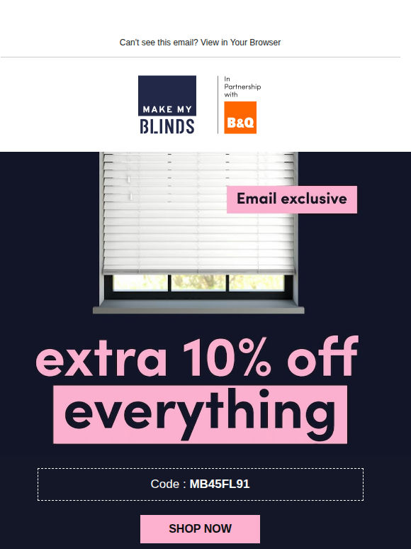 Extra 10% OFF: Time is running out!