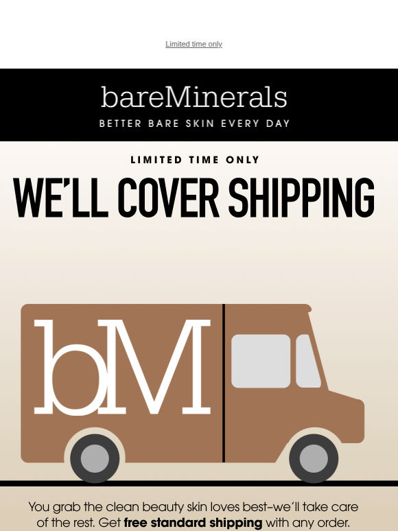 Free shipping on every. single. order.