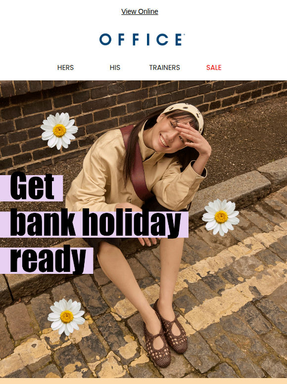 Bank Holiday looks sorted! 🌼