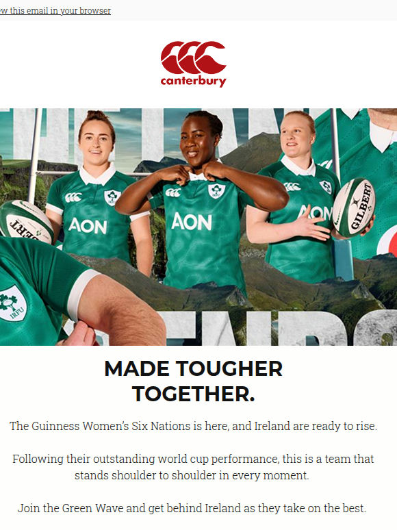 Stand with Ireland this Women’s Six Nations