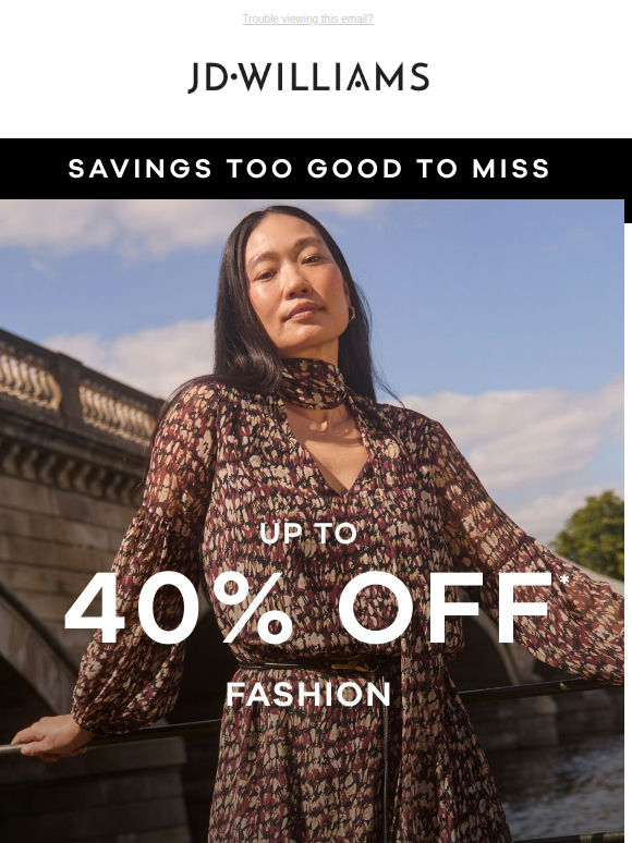 Rumour has it... there's up to 40% off inside 😏