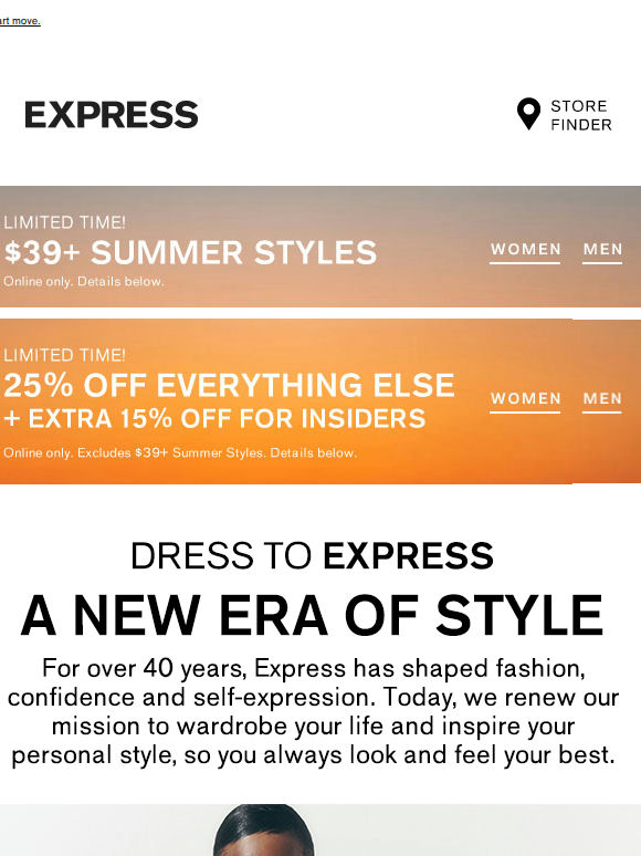Inside: EXTRA 25% OFF just for signing up