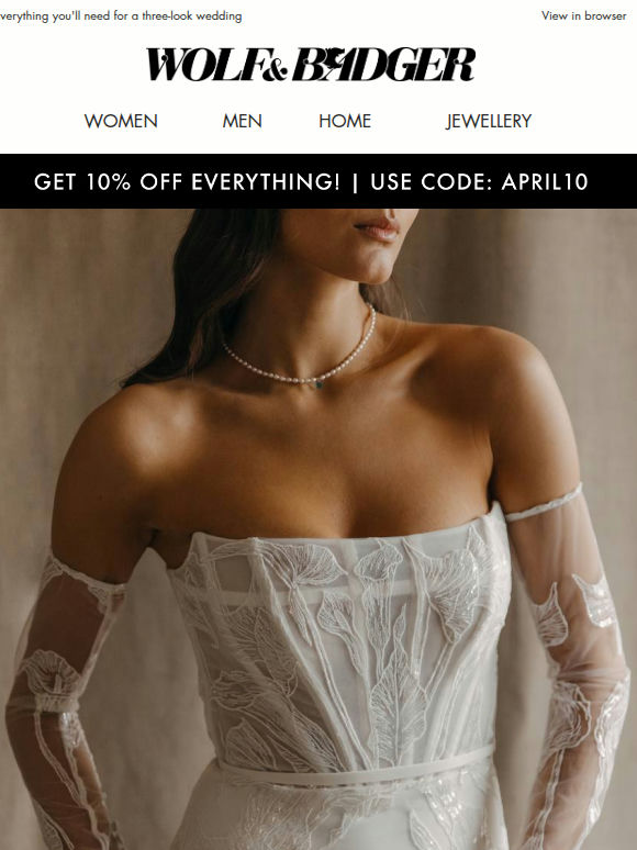 On The Bridal Rack