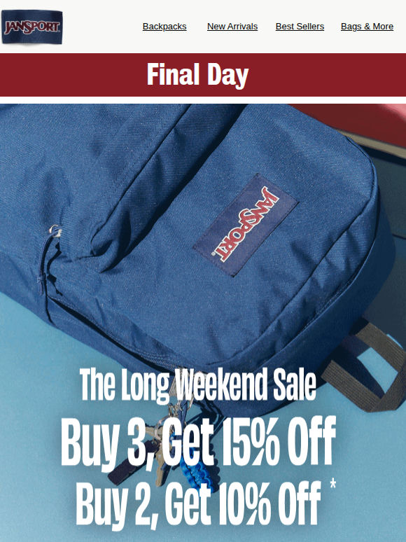 Final Day! Buy More, Save More!