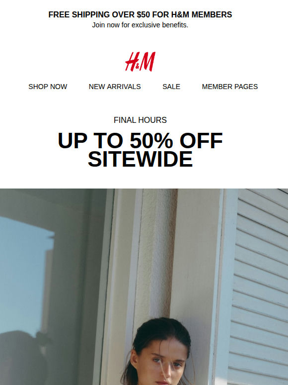 Up to 50% off has *hours* left