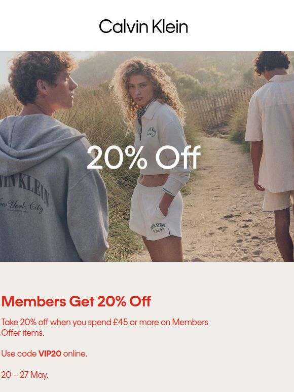Members Get 20% Off
