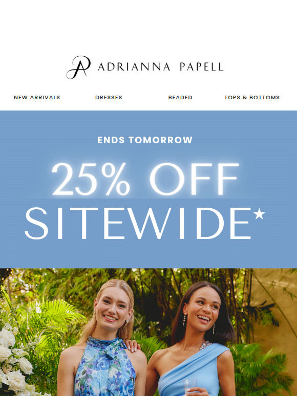 25% Off Sitewide 🥳 Celebrating The Long Weekend In Style