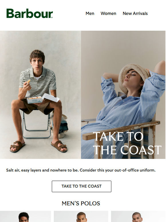 Take to the coast