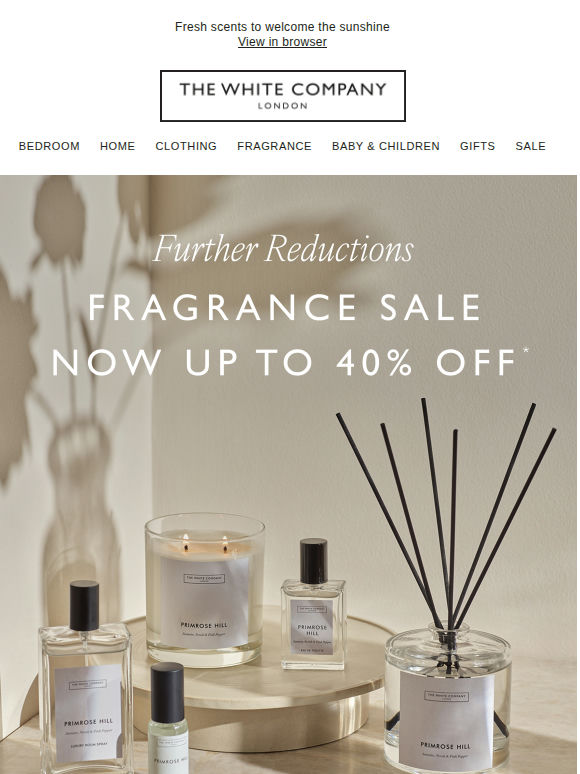 Now up to 40% off fragrance favourites