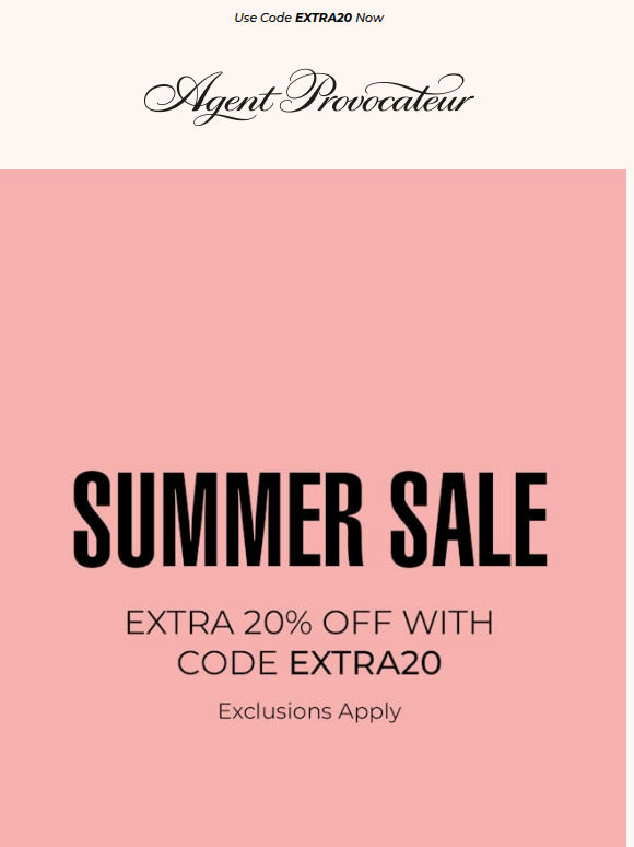 Extra 20% Off Sale? Yes Please!