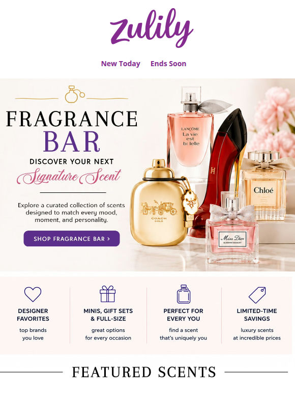 💜 Clear the Shelf: designer scents $17.99+