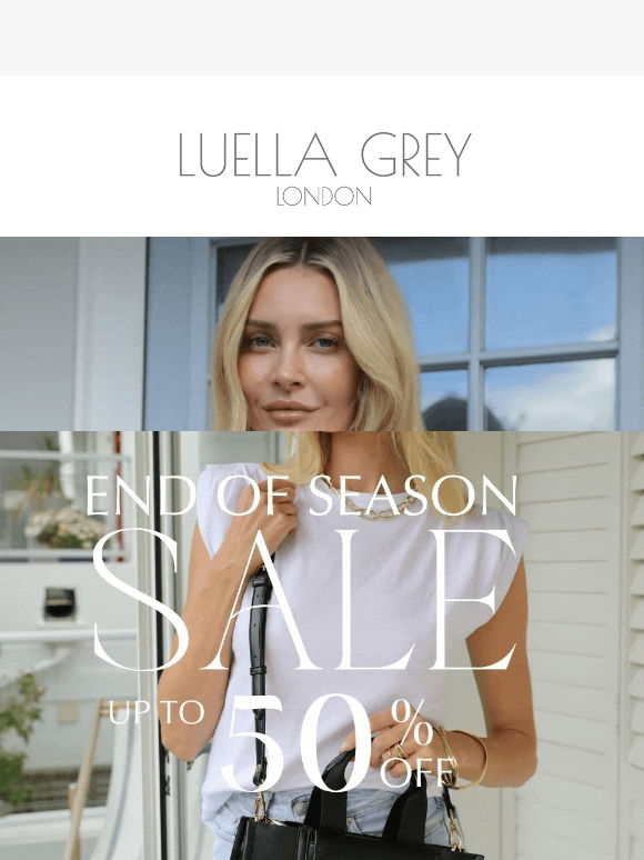Our End Of Season Sale is LIVE - up to 50% Off