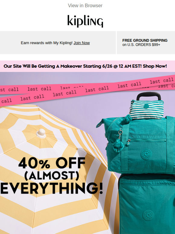 Final Day! 40% Off (Almost) Everything!🕶️🏖️
