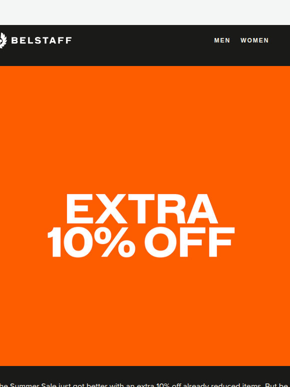 FOR YOU: EXTRA 10% OFF SALE