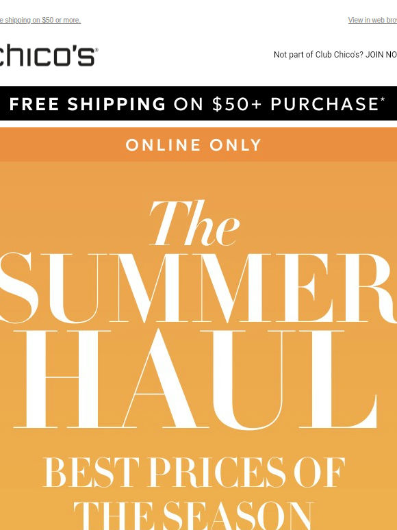 The online-only sale your closet needs ($19.99+)