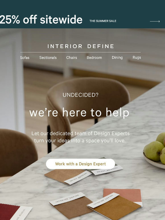Reserve FREE design services