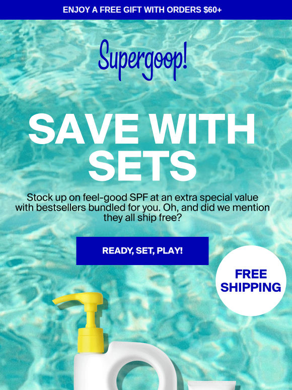 SPF sets for every summer activity ☀️