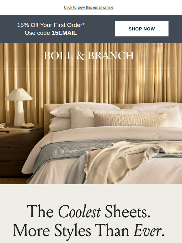 Shop our biggest Percale drop yet
