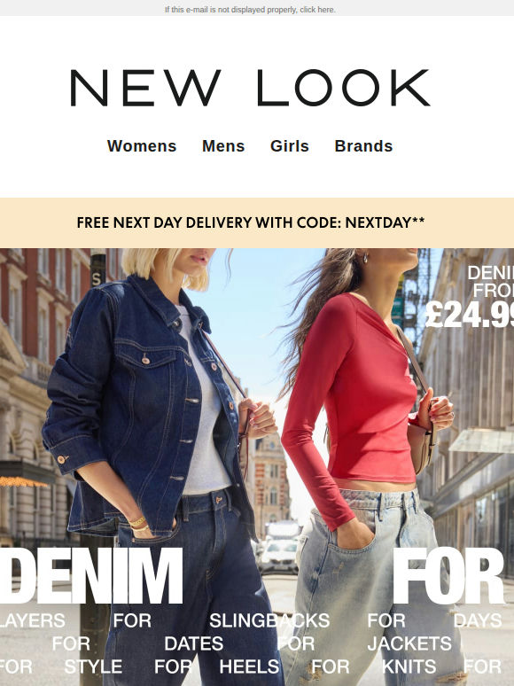 Just landed: DENIM FOR EVERYDAY