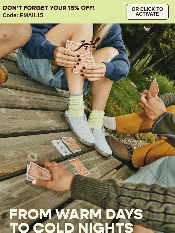 Cozy weather is just ahead - shop fall styles!