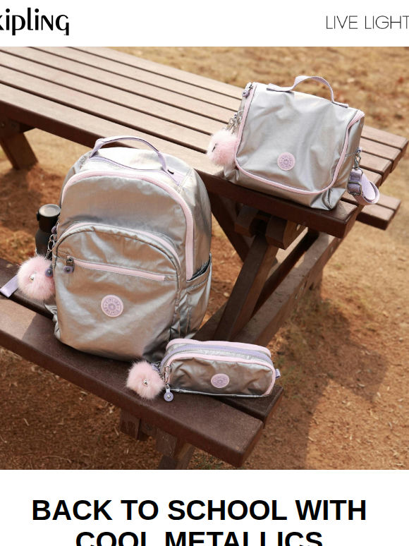 Back to school with cool metallics