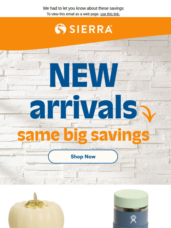 Quick, to the new arrivals!