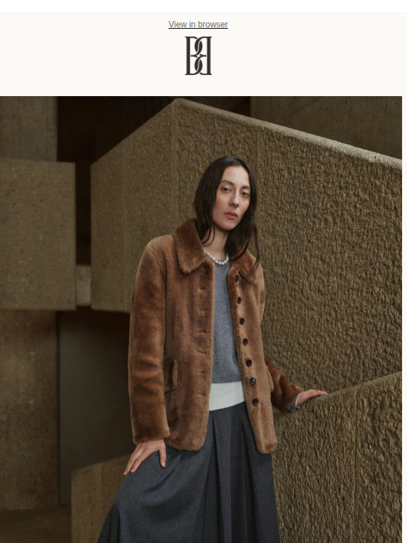 New in: Adeline shearling